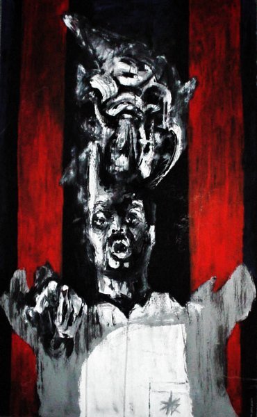 Autoretrato em chamas — Miguel Pires