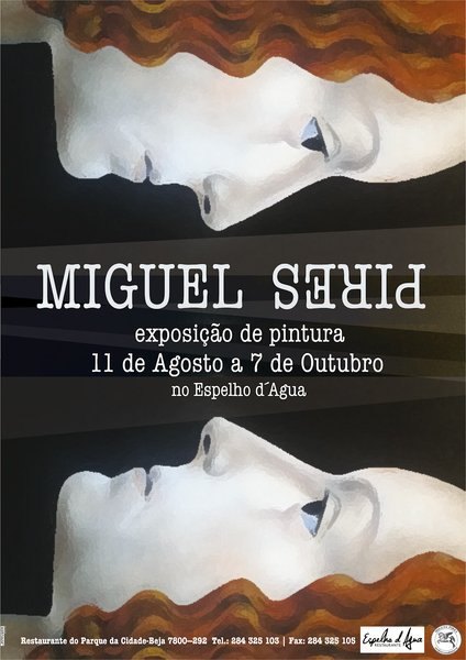 Cartaz da exposição — Espelho d’Água, 2012